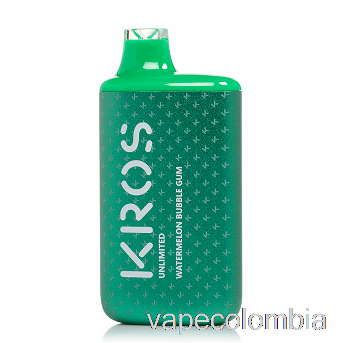 Vape Kit Completo Kros Unlimited 6000 Chicle Sandía Desechable